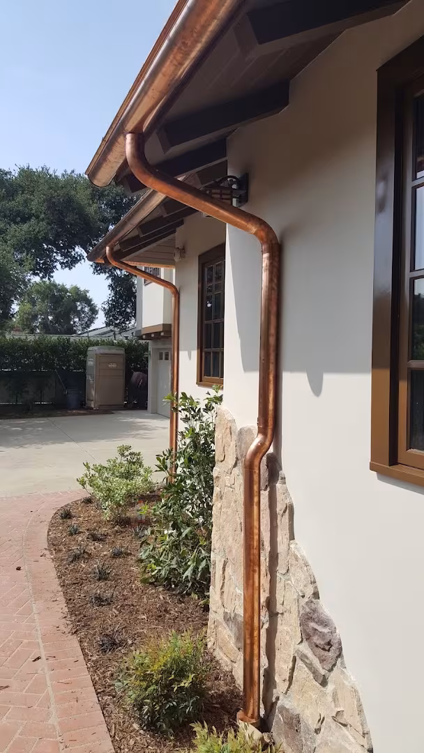 Santa Barbara Roofing A1 Rain Gutters | Sheet Metal | Metal Roofing CA seamless-gutter
