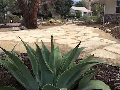 Ashley Farrell Landscape Design Concrete & Patios Santa Barbara CA elevation