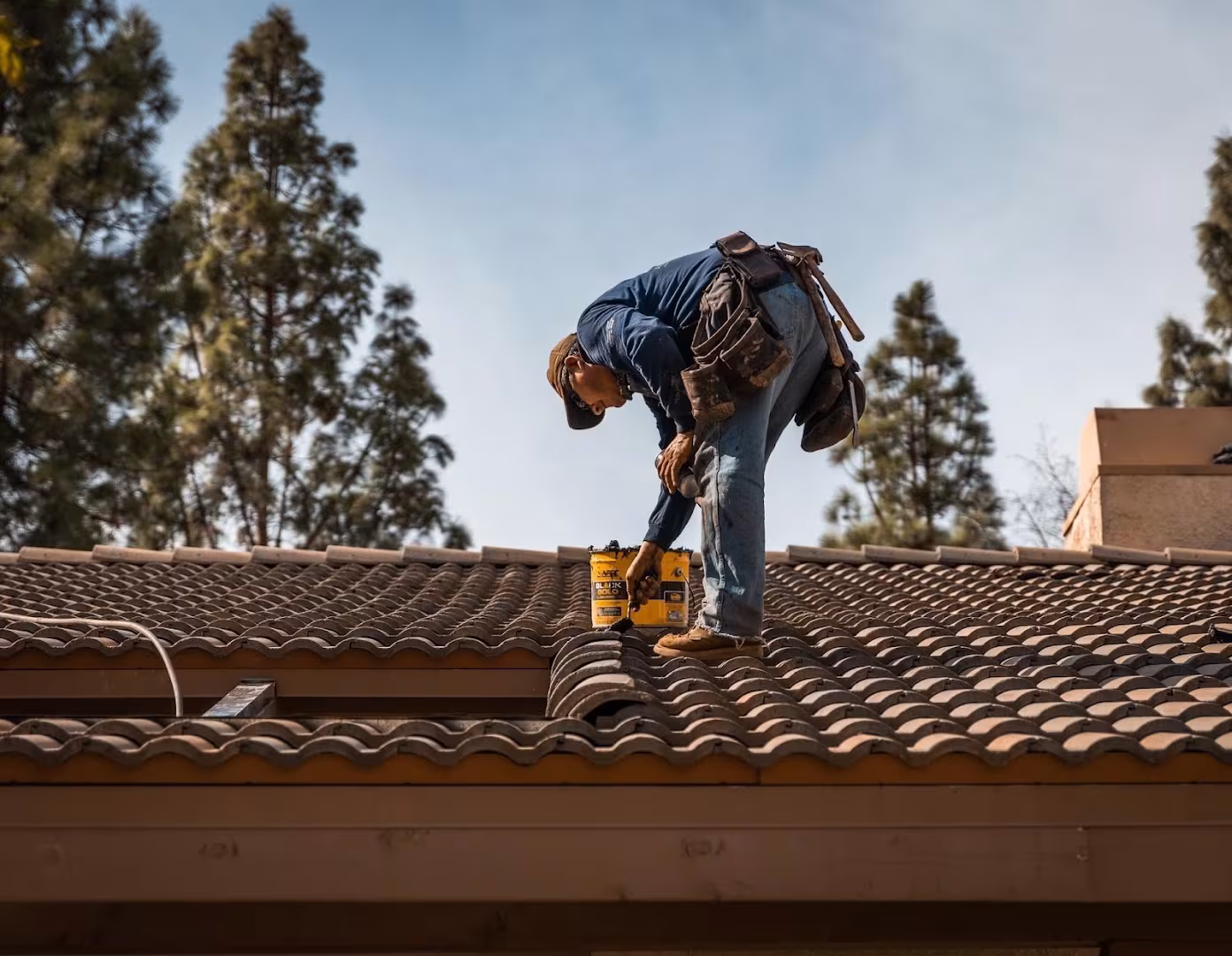 Roofing August Roofing & Solar Santa Barbara CA hand-seal