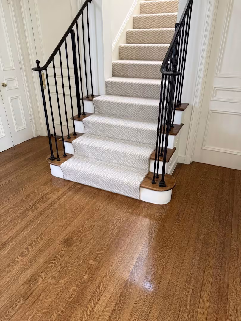 CA Santa Barbara Andros Floor Design and Kiba Studios Flooring stairs