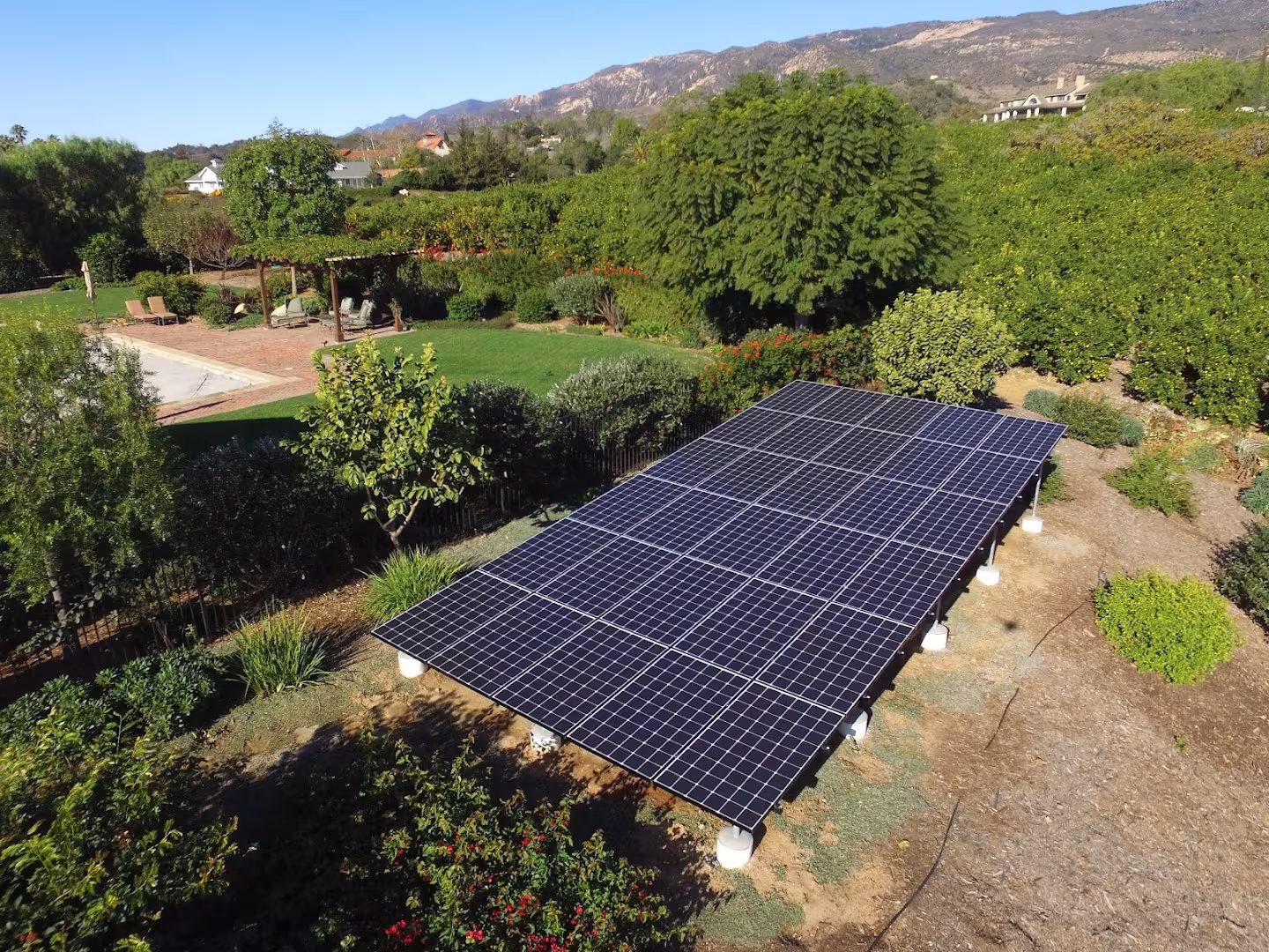 CA Santa Barbara Brighten Solar Co. Roofing safety-harness