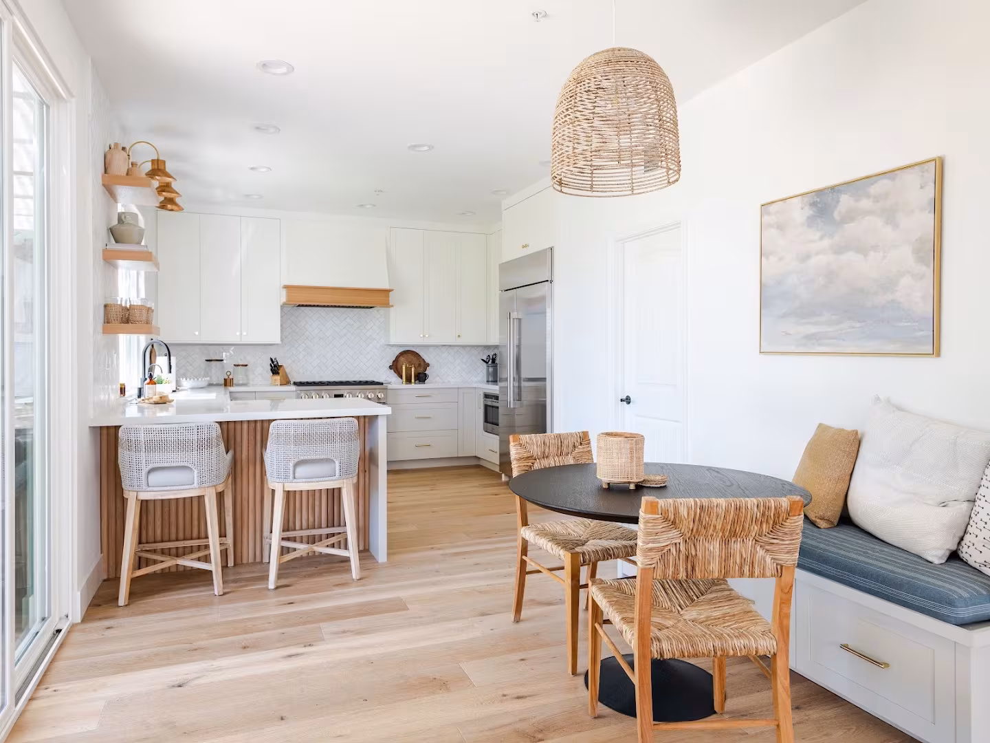 Heritage Cabinetry & Design Kitchen Remodeling Santa Barbara CA waterfall