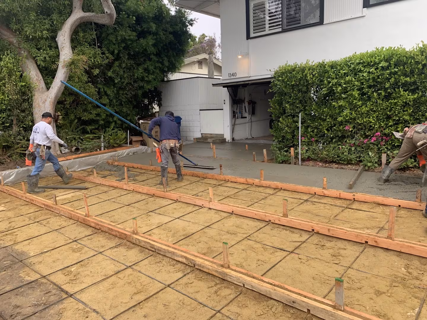 CA Santa Barbara M&M Concrete Contractor Concrete & Patios rebuild