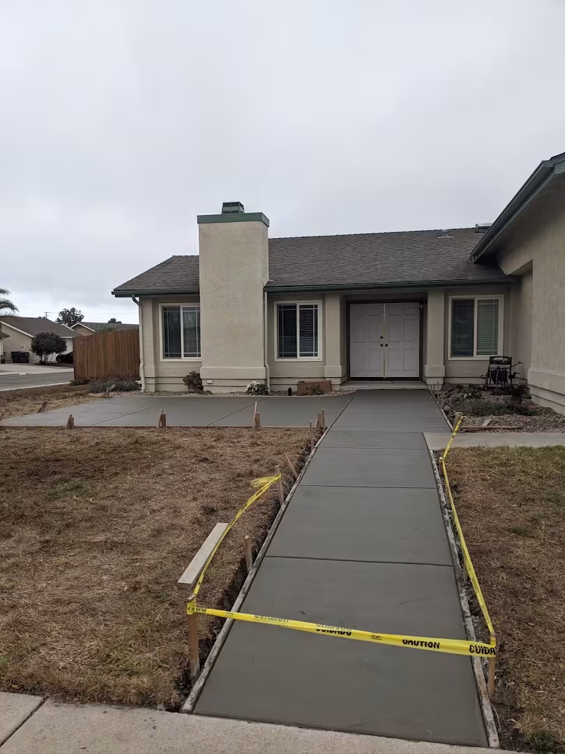 Concrete & Patios OceanSide Custom HardScapes CA Santa Barbara generator-pad