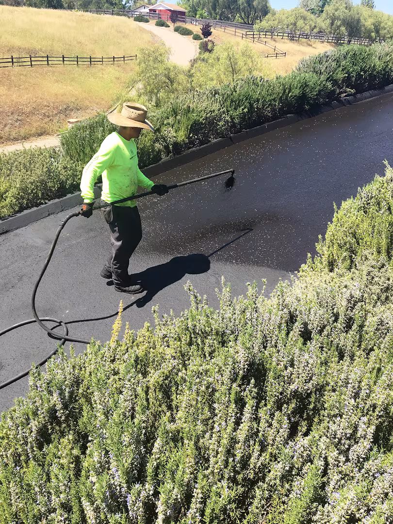 Concrete & Patios Ramsey Asphalt Construction CA Santa Barbara epoxy-garage