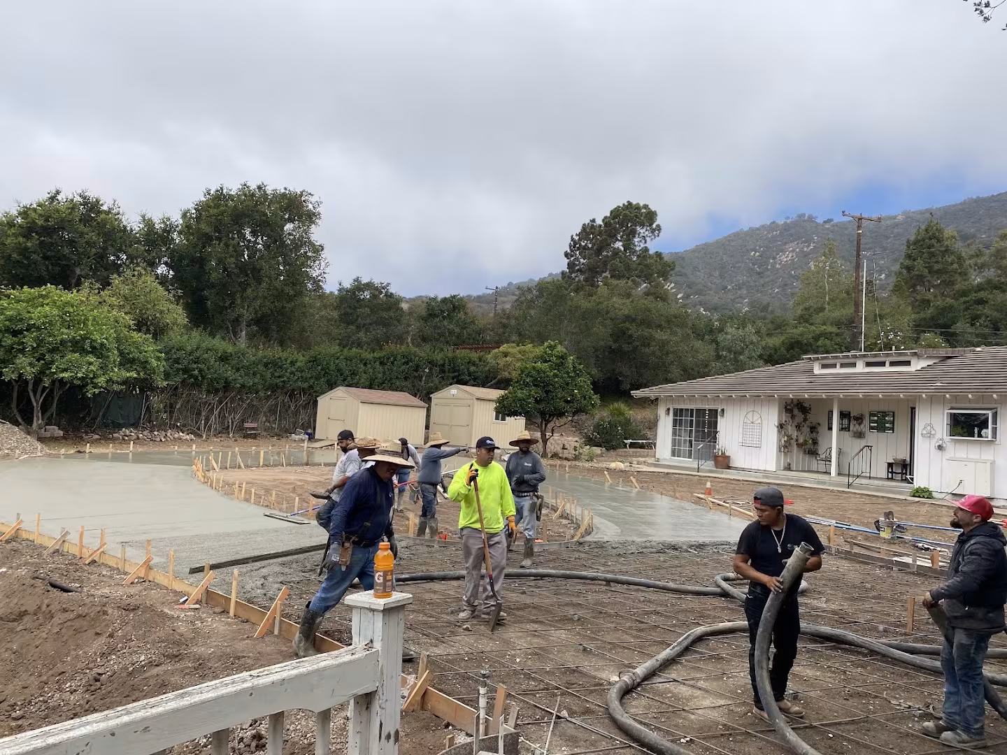 Concrete & Patios Santa Barbara M&M Concrete Contractor CA jackhammer