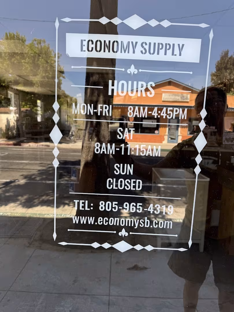 Economy Supply Santa Barbara CA Plumbing water-line