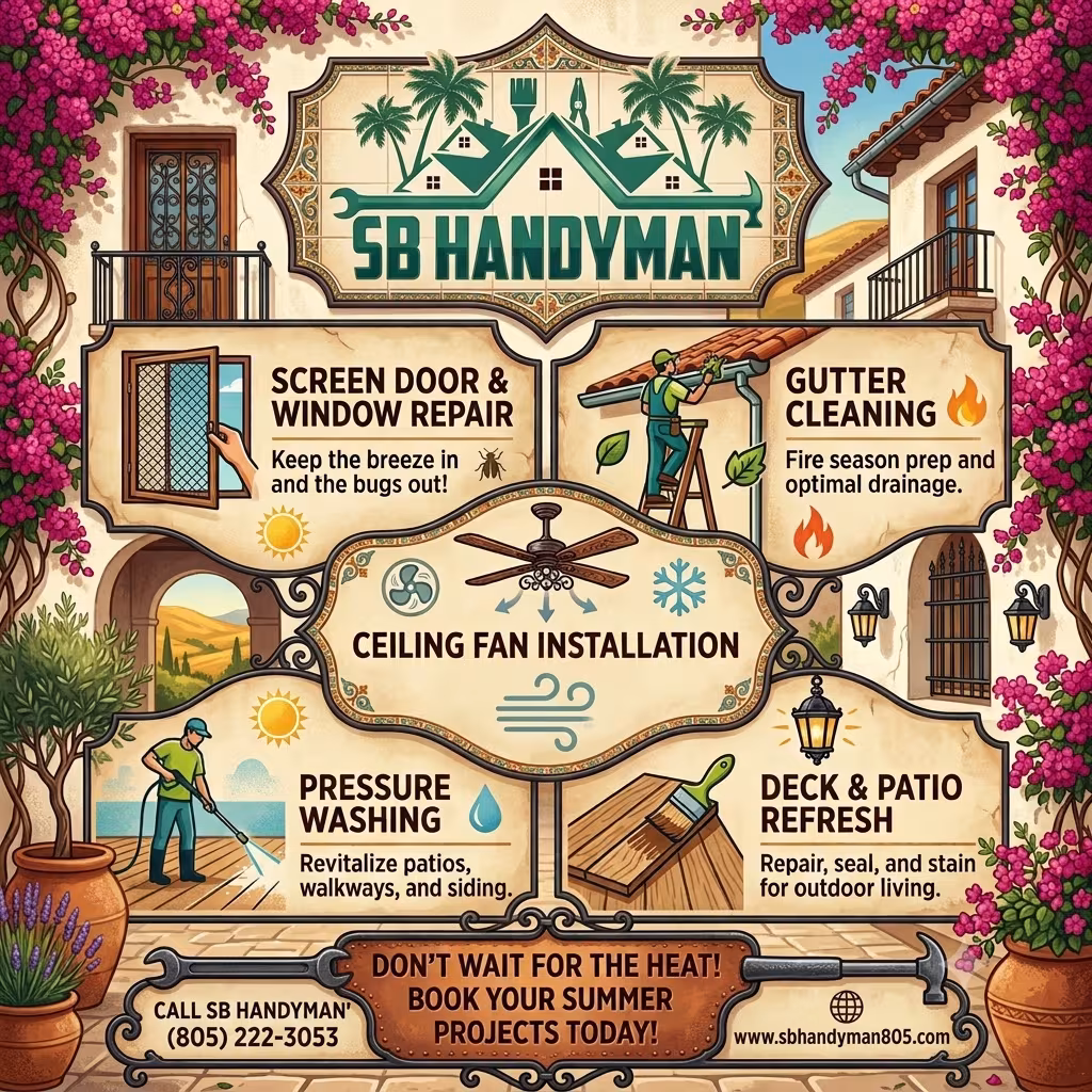 Handyman SB Handyman CA Santa Barbara weekend-handy