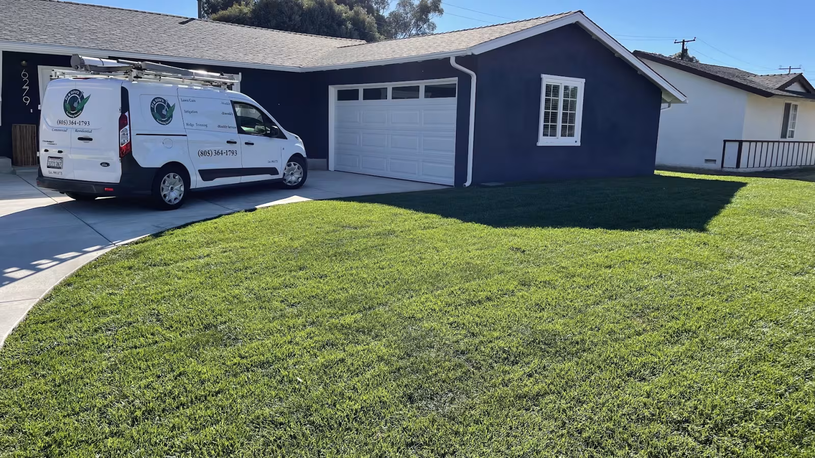 Landscaping & Lawn Care PJ & Son’s Gardening Santa Barbara CA blowing