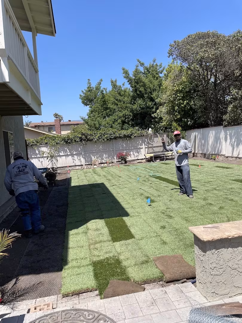 Landscaping & Lawn Care Santa Barbara Mario's and Sons Landscape CA pattern-mow