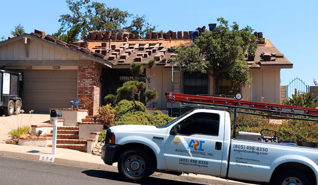 Roofing August Roofing & Solar Santa Barbara CA internal-drain
