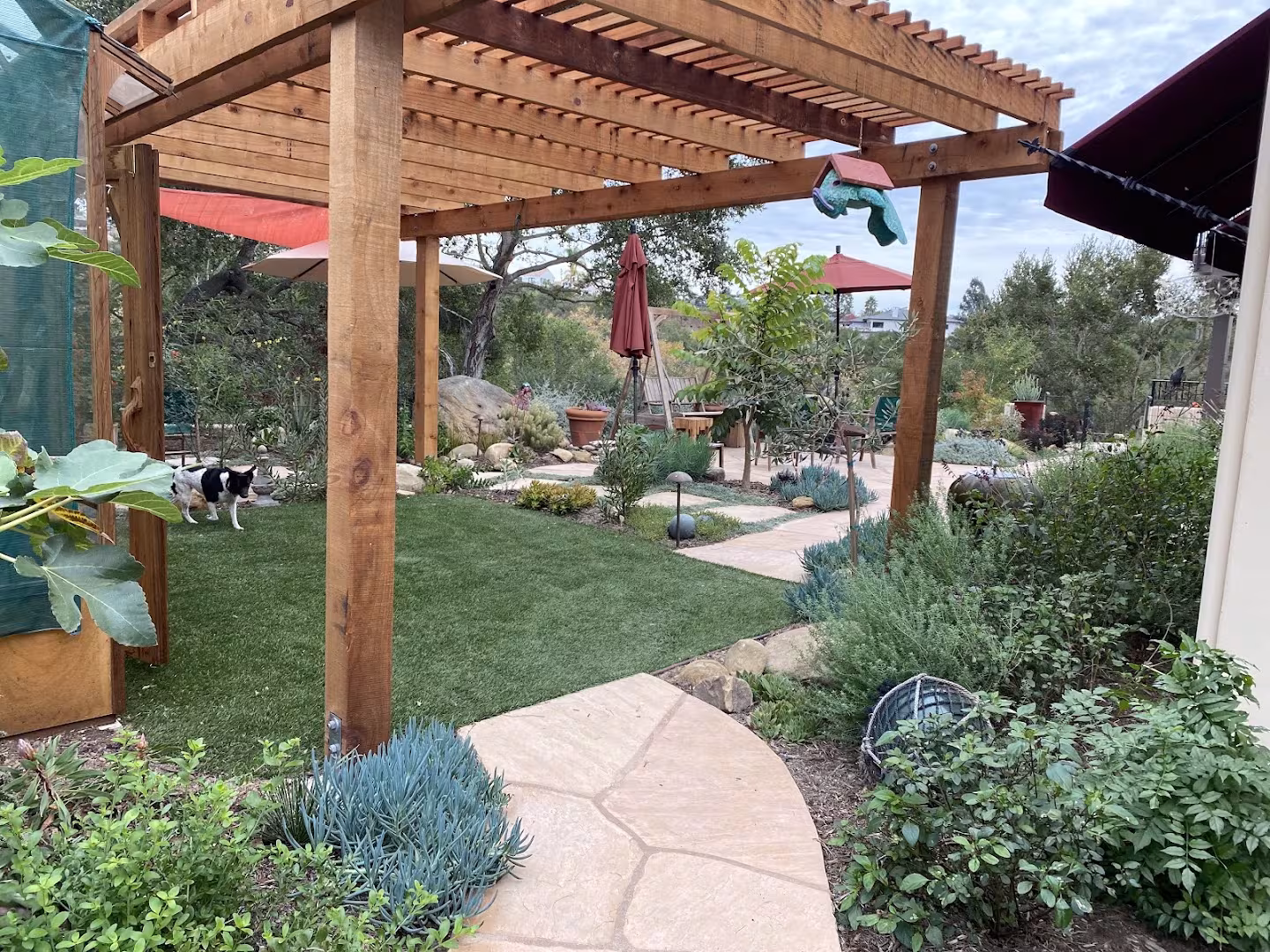 Santa Barbara Concrete & Patios Ashley Farrell Landscape Design CA driveway