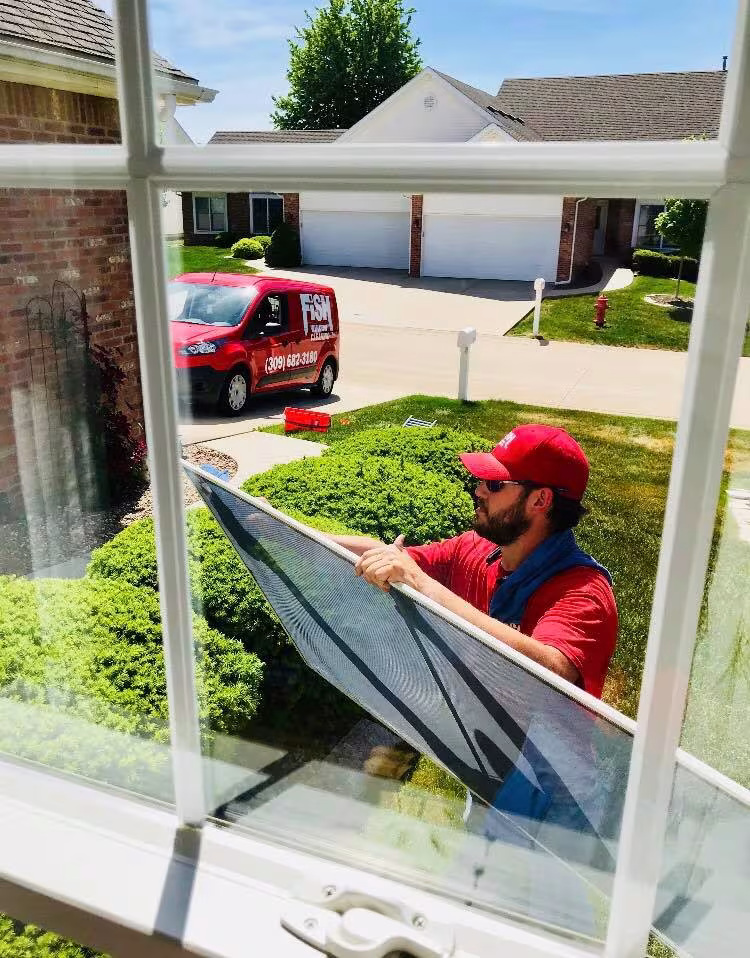 Fish Window Cleaning Windows & Doors Santa Barbara CA grids