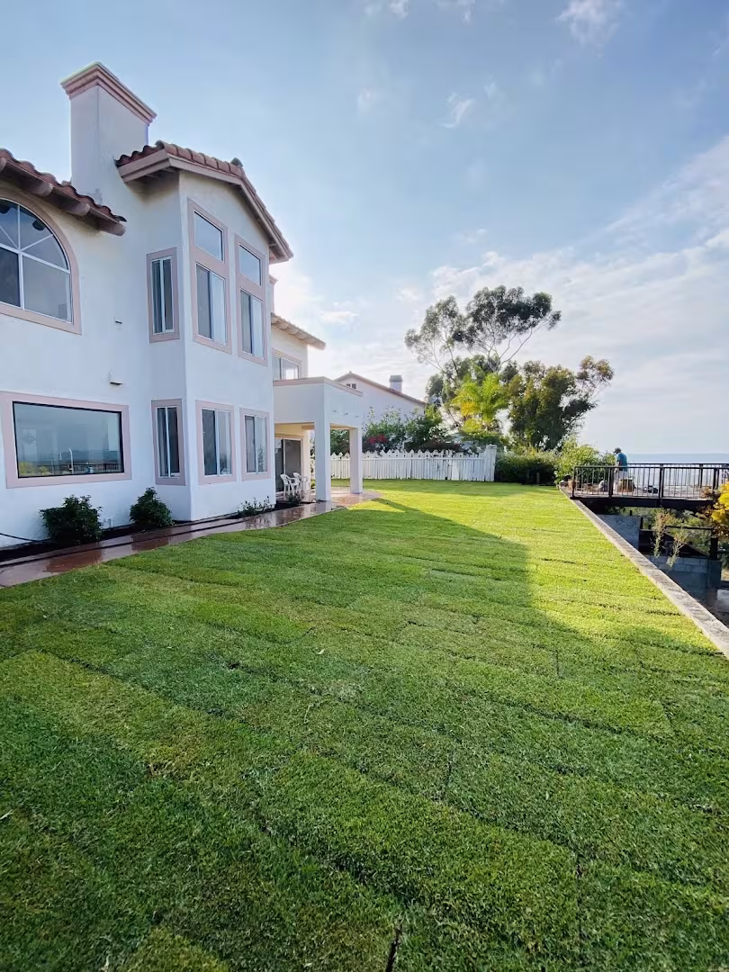 Santa Barbara Grace Landscape Landscaping & Lawn Care CA holiday-light-yard