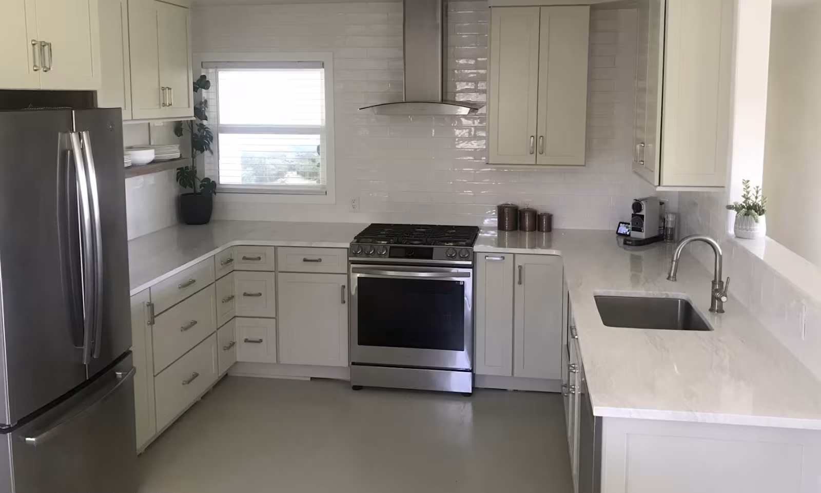 Santa Barbara Pyramid Marble Tile Mason Inc Flooring CA lippage
