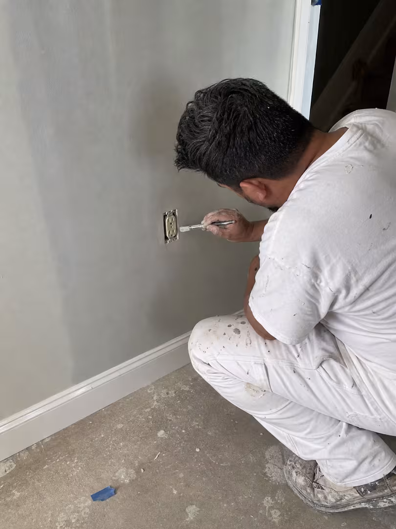 Santa Barbara Stellar Coat Works Painting CA stain