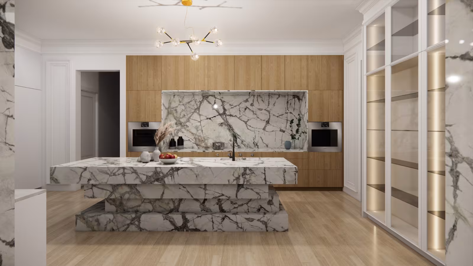 Santa Barbara Kitchen Remodeling Vault Studio - Santa Barbara CA crown-cabinet